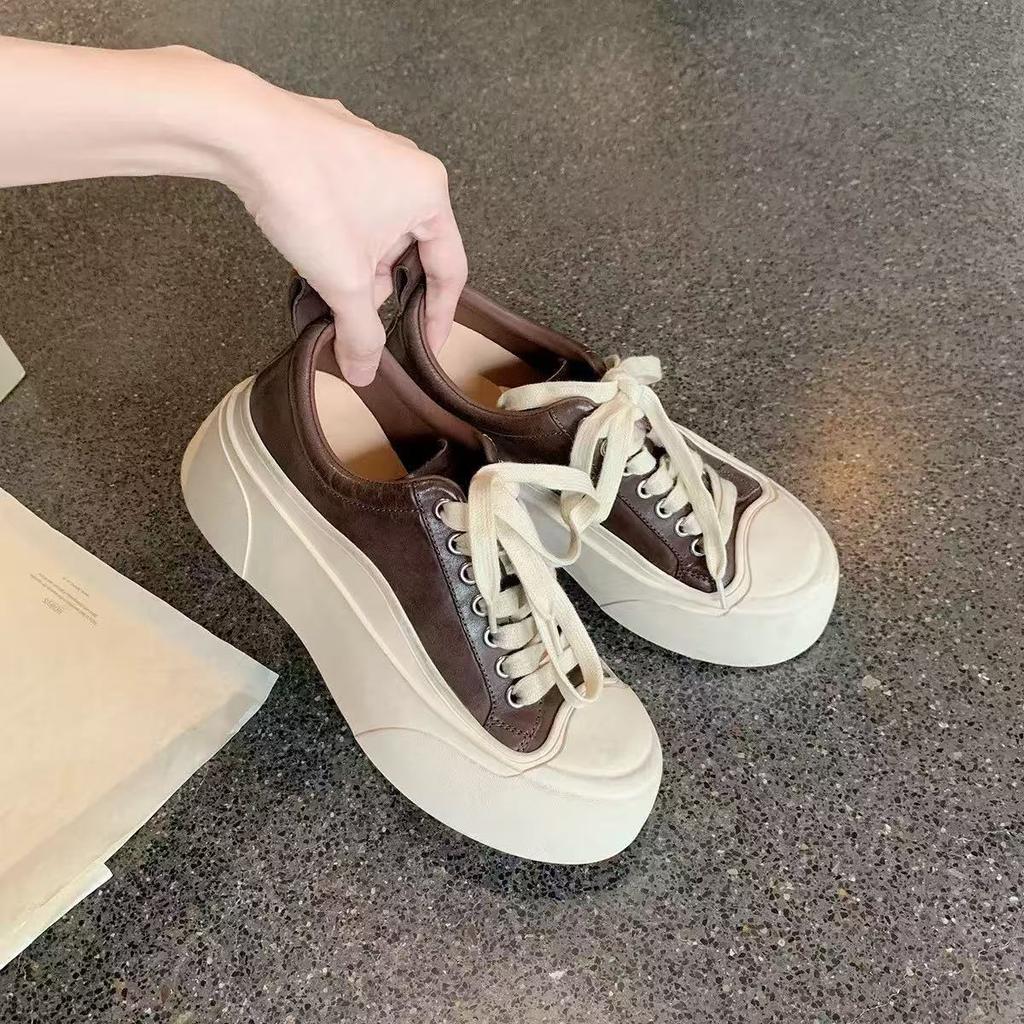 Sheepskin version of grape mother ballet style retro Mary Jane shoes flat-bottomed double Velcro round head lazy casual shoes women