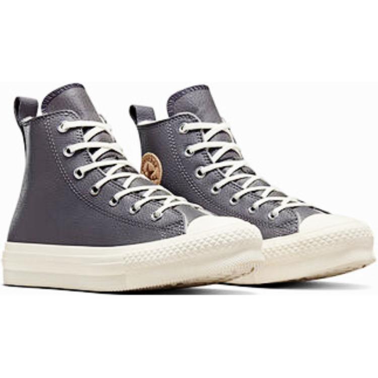 Converse Chuck Taylor All Star Comfortable Versatile High Top Kids Skate Shoes Kids Sneaker Gray A09259C
