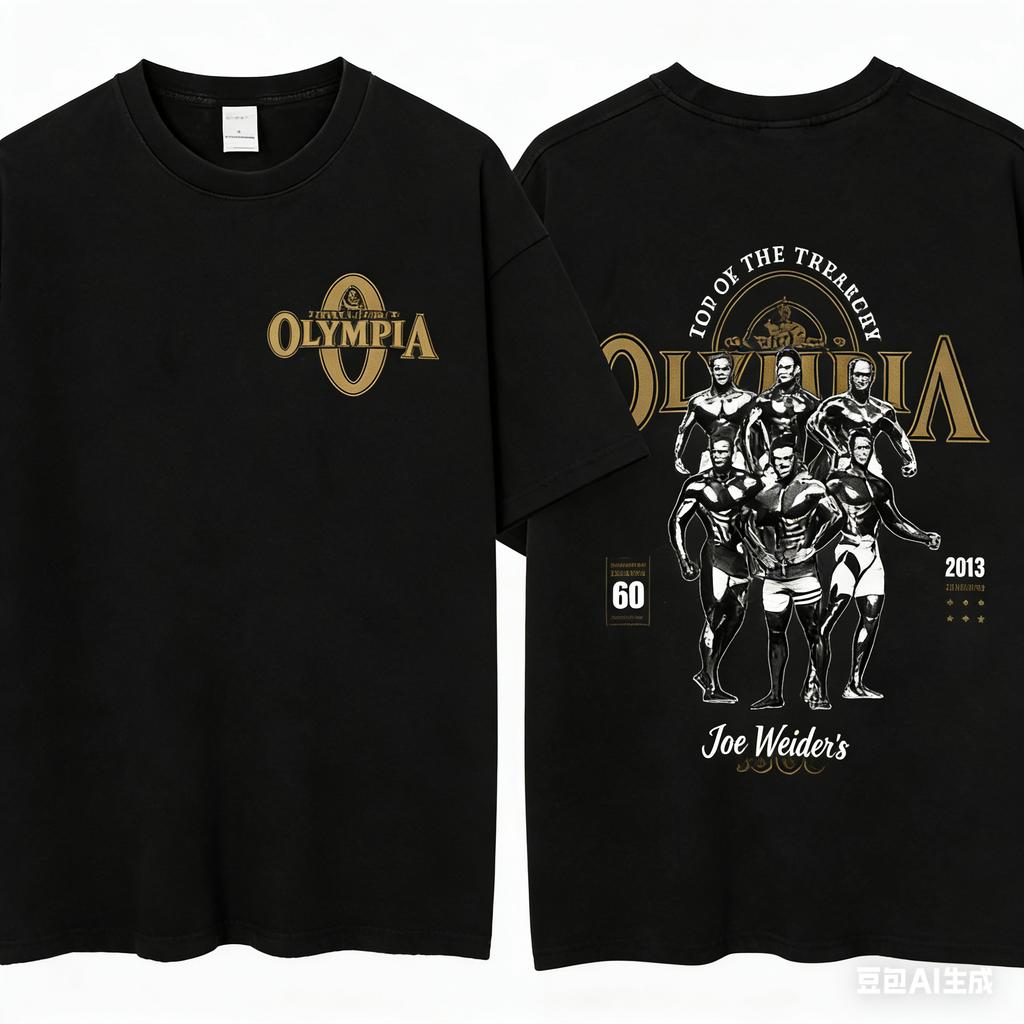 2026 Olympia Gym Unisexs Vintage Graphic T Shirt Unisex Summer Fashion ONeck Short Sleeve Tshirt Casual Sports Cotton Tee Top