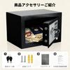 Small Home Safe, Ideal for Concealed Use, with Dial Lock & Key, for Secure Storage of Valuables, Wall Mountable, Anti-Theft, Suitable for Home, Office