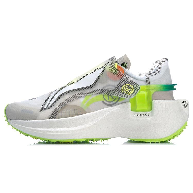 (WMNS) Li-Ning Wind Range CRC  White Green  Women s ARHR096-2 EU 37⅔