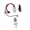 RC Car Winch Simulated 1 10 Scale RC Model Crawler Car Metal Winch with Connecting Line and Remote Controller for Axial