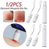 1/2PCS PElectronic Mosquito Bite Pen Natural Electric Insect Bite Healer Chemical-Free for Adult Kids for Camping Travel