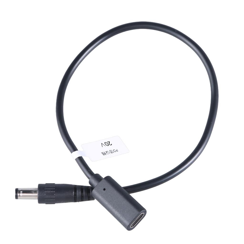 USB C To 5.5x2.5mm Power Cable Female To Male Connectors Adapter Cord for Laptops Monitors Routers Supports Up To 3A