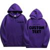 Custom Text Hoodie Men Fashion Sweatshirt Cool Casual Harajuku Street Wear Pullover Hooded Streetwear Hoodies & Sweatshirts Men’s