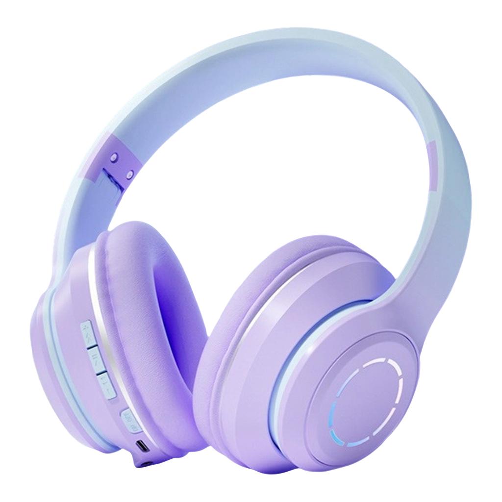 Upgraded 5.2 Bluetooth Over-ear Headphones, New High-value Design, Unisex Wireless Earbuds, No Delay, And With Backlighting.