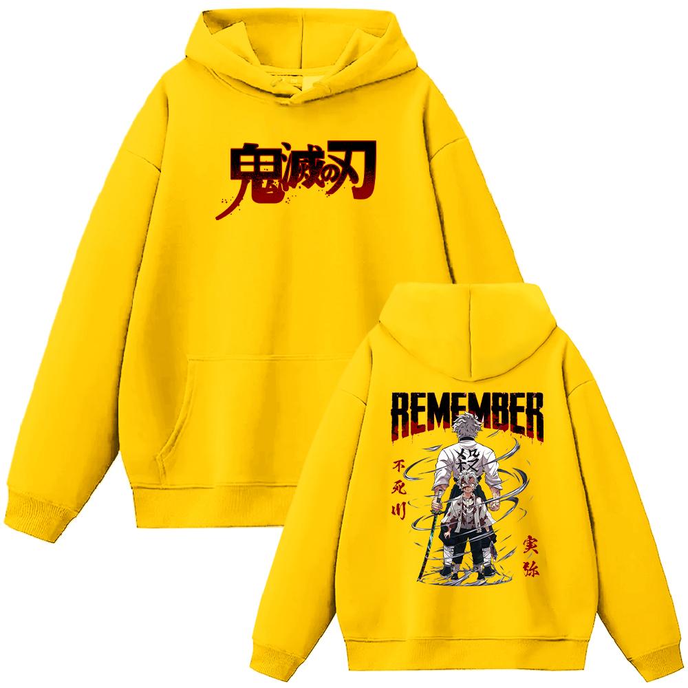 Аниме Demon Slayer Shinazugawa Sanemi Графический принт с капюшоном для мужчин и женщин — фото 7