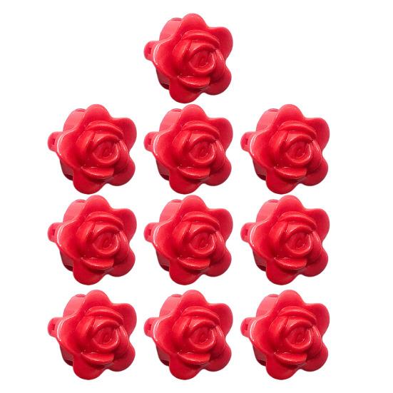 

10 шт. зажим для крепления растений на стену, самоклеящийся крючок для фиксации лианы, тяговый инструмент, настенный зажим для поддержки растений Rose красный