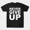 Camiseta Preta Estampada Masculina Mo Salah Never Give Up Estampa em Papel Transfer Branco Sem Corte Camiseta de Algodão