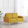 Day and Night - Day and Night 2 Seater Yellow Fabric Sofa