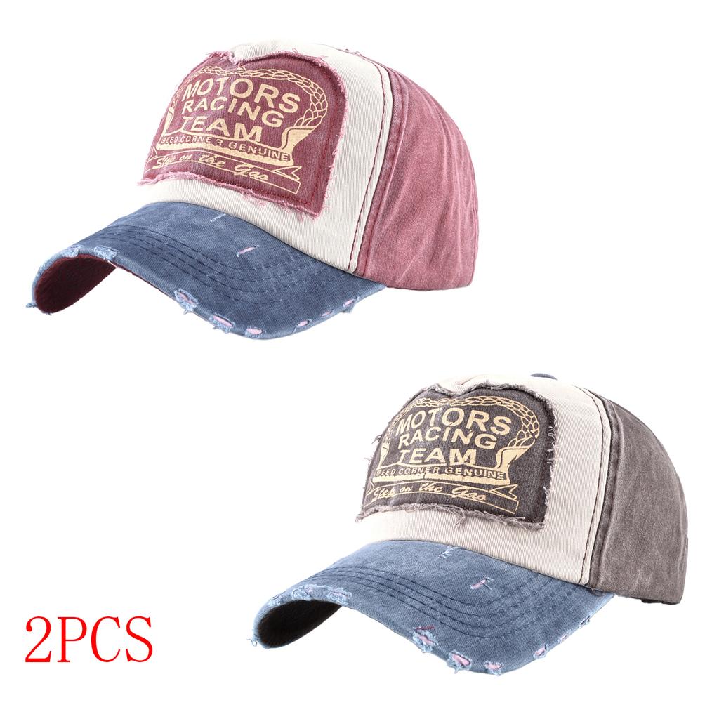 Vintage Washed Denim Baseball Cap For Men And Women Snapback Trucker Hat With Letter Patch Spring Autumn Unisex Hip Hop Cap