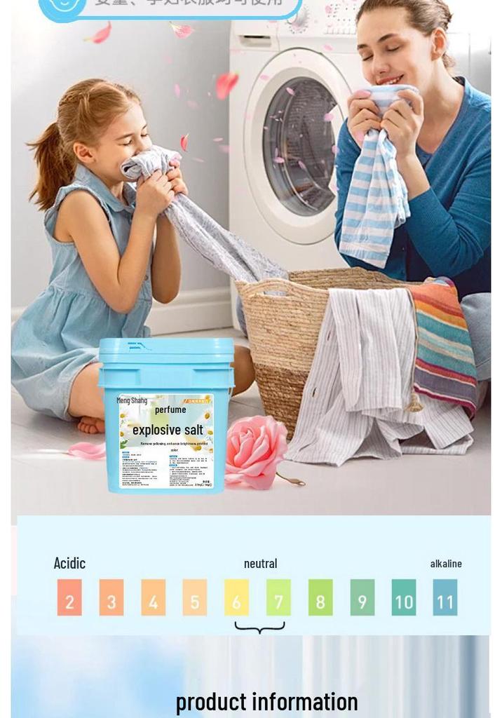 Effervescent Salt Stain Remover: 5 Lb Pack for Whitening and De-Yellowing White Clothes
