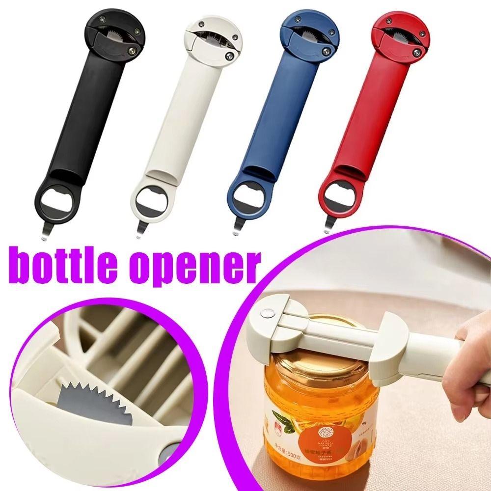 Verstellbarer Schraubverschluss-Öffner Teleskop-Kapselheber Edelstahl Flaschenverschluss-Entferner Für Schwache Hände