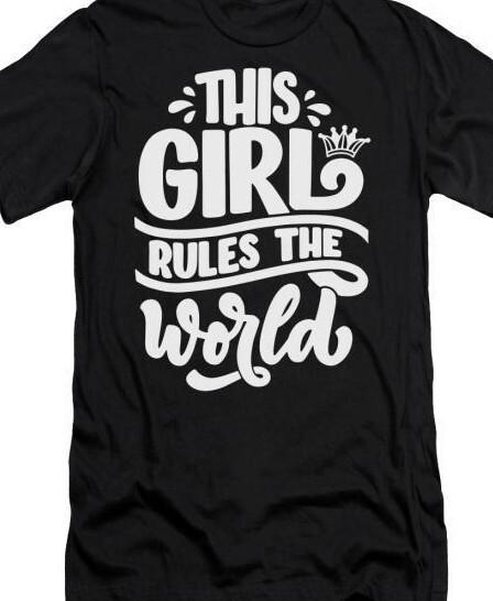 

This Girl rules the world power T shirt IWW Industrial Workers of the World L