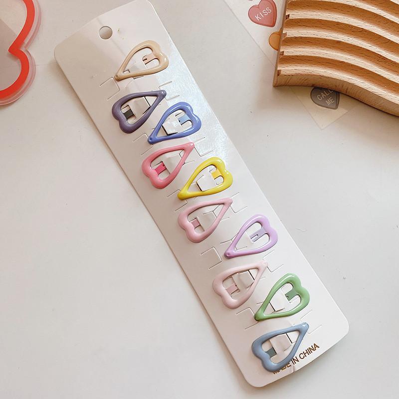 10 stücke Neue Koreanische Haarnadeln für Kinder Mädchen Milch Tee Farbe Prinzessin Haarspangen Bang Seite Clip Kleines Mädchen Haar zubehör