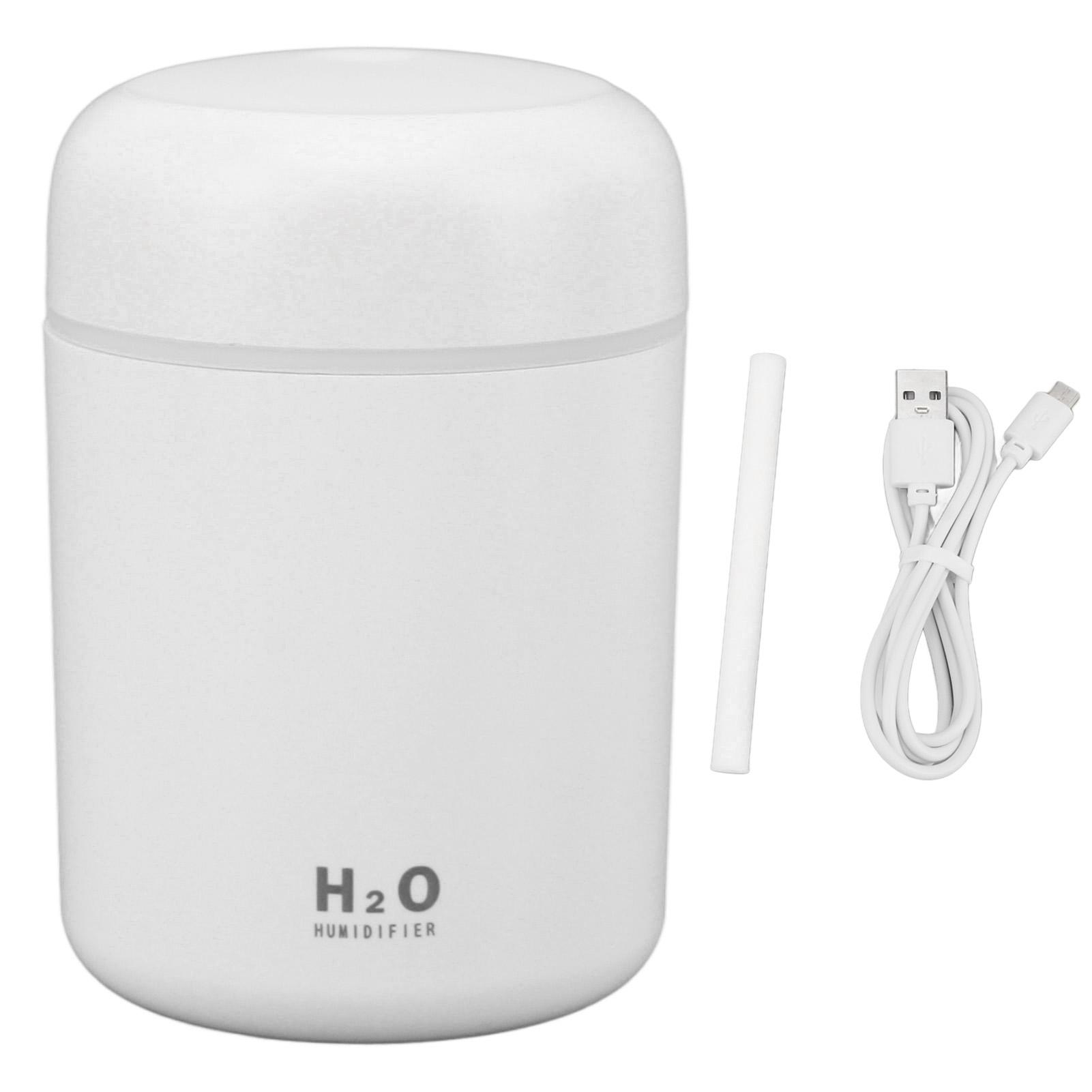 

Мини-увлажнитель USB для автомобиля, цветная подсветка, портативный автомобильный освежитель воздуха, бесшумный диффузор-увлажнитель белый