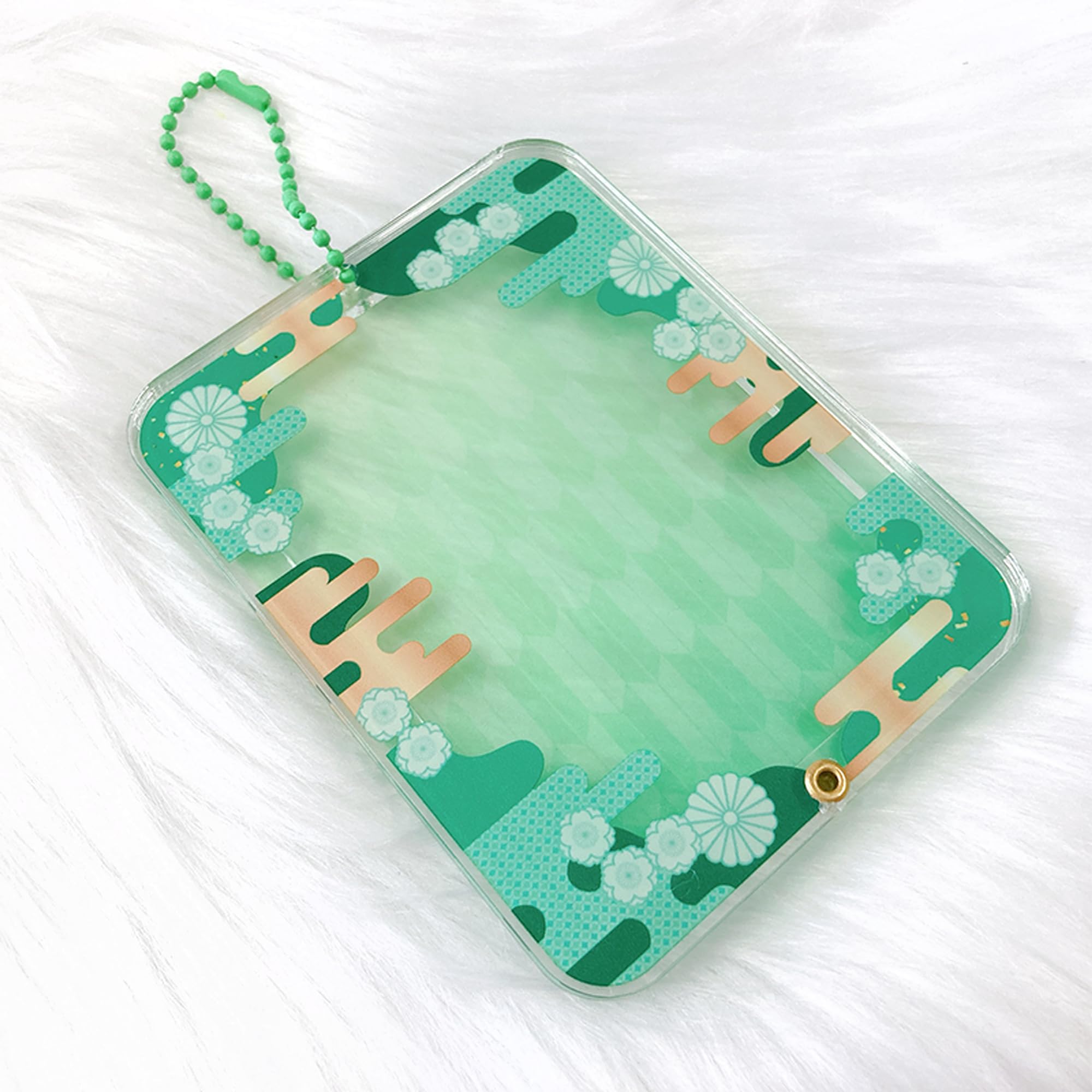 

Acrylic Frame Trading Cards and Acrylic Perfect for Anime Anime Goods Storage and Oshikatsu Goods [Japanese Style] [For Stands] Green, Otaku, Fans, зелёный