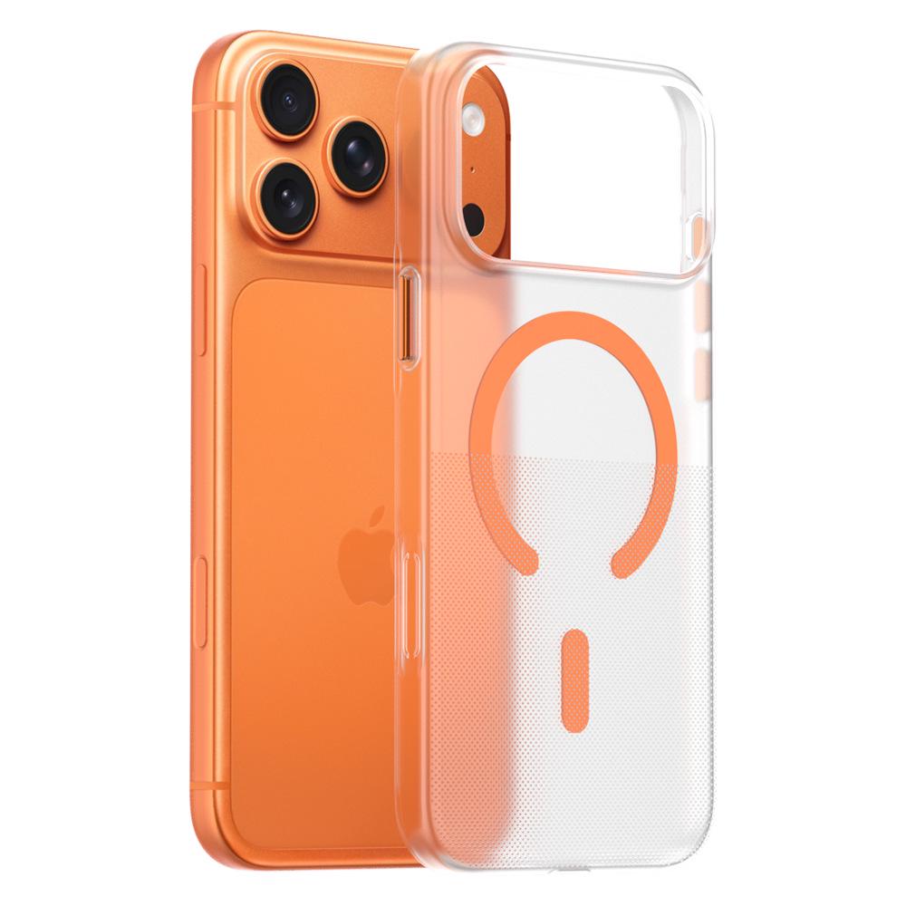 

iPhone 17 Pro Max Ice Mist Polka Dot Anti-Drop Magnetic Case - Apple 16 Creative Semi-Transparent Cover 16