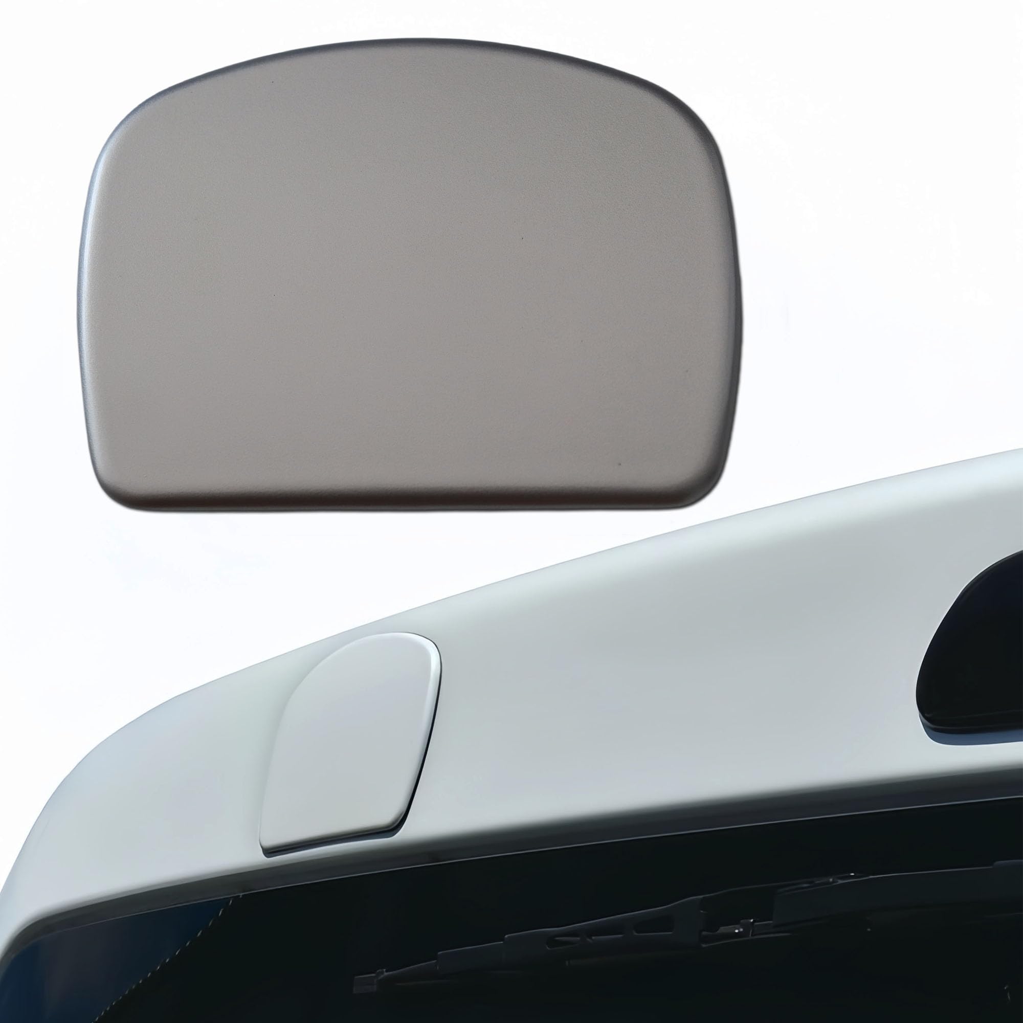 

JXCARSIOJP For Hiace 200 Series Rear Gate Mirror Hole Cover Rear Mirror Hole Cover серебряный