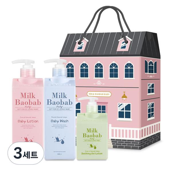 

Biokla Sea Milk Baobab Baby Skin Care Set 3 Set, 3 Set, набор популярной корейской косметики