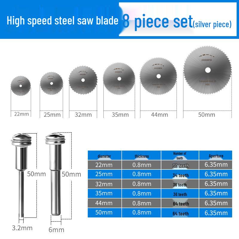 Mini High-Speed Steel Circular Saw Blade for Woodworking & Metal Cutting
