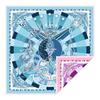 ITARORA Twelve Constellations Double-Sided Silk Twill Scarf