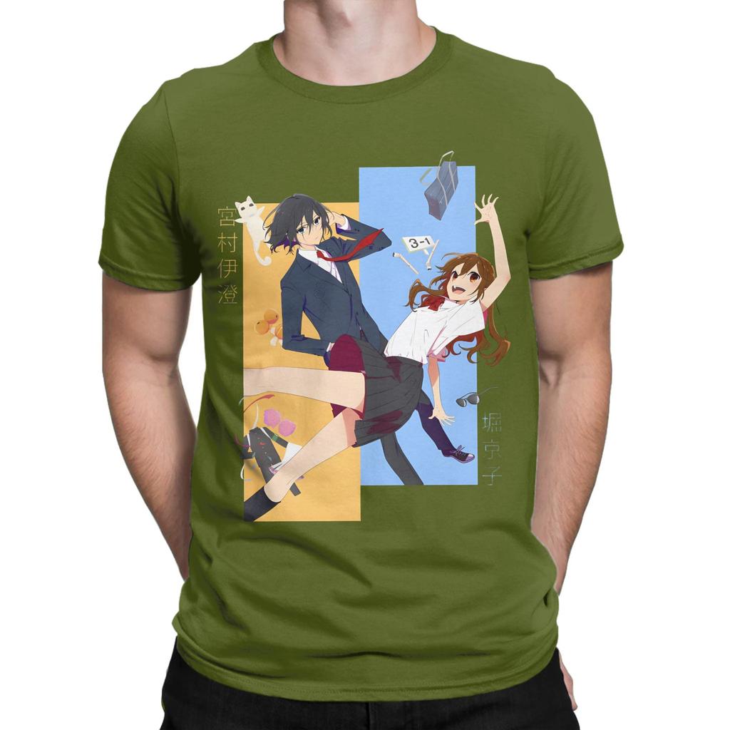 Hhorimiya Hori And Miyamura T Shirt Unisexs Pure Cotton Creative Tshirt Round Neck Tee Shirt Short Sleeve Clothes Original