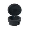 Car Cigarette Lighter Socket Cap Cover Dustproof ABS Car Power Outlet Trim Ring Lid Replacement Fit for 2015-2017 Ford Mustang
