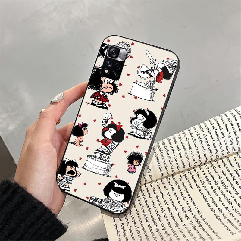 Phone Case For Xiaomi Poco C71 15T 14T Pro Redmi Note 15 14 14 13 Pro Redmi A5 15C 13C Mafalda