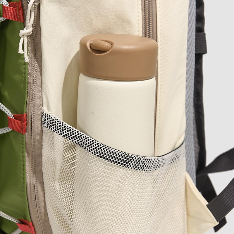 Lightweight Hiking Backpack with Mesh Side Pockets and Adjustable Straps