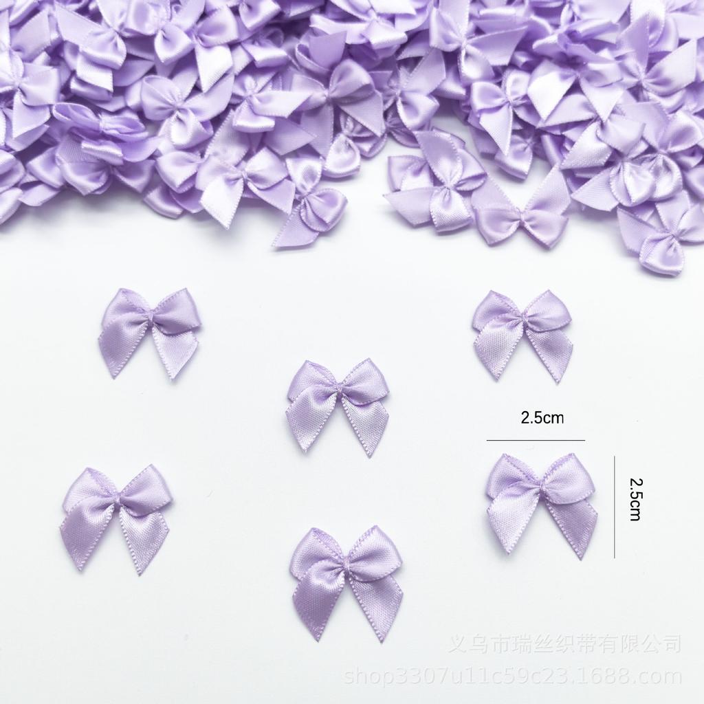 Bekleidungszubehör DIY Handgemacht Fadengebundenes Band Wickeln Mini Kleine Schleife Unterwäschezubehör