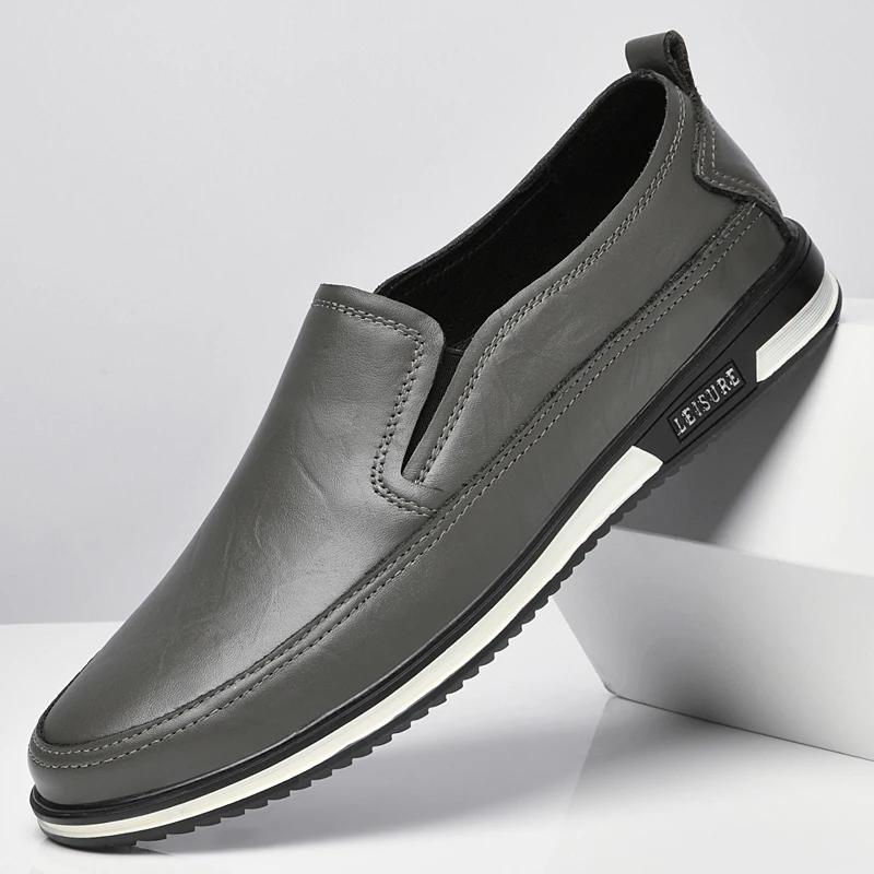 Mode Modisch Neu Herren Frühling Bequeme Passform Lässige Lederschuhe Hochwertige Herren Atmungsaktiv Spitz Outdoor Lässig Sportschuhe