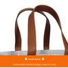 Large Capacity Felt Storage Carrier Easy Fold with Handle Diaper Storage Bag Felt Material Multi-Pocket Nursery Organizer Basket