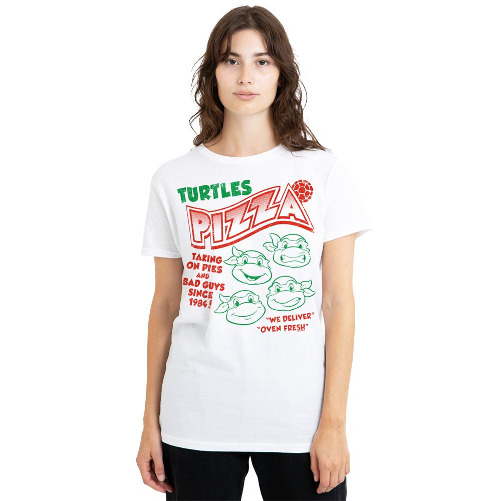 Teenage Mutant Ninja Turtles Unisex Adult Turtles Pizza T-Shirt