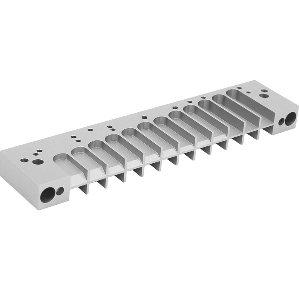 Harmonica Comb 12?Hole Chromatic Scale for HOHNER 270D Original 270 LA12 TOOTS Reed PlateSilver