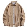 New Spring and Summer Shirt Hong Kong Style Autumn Long-sleeved Work Shirt Versatile Top Clothes