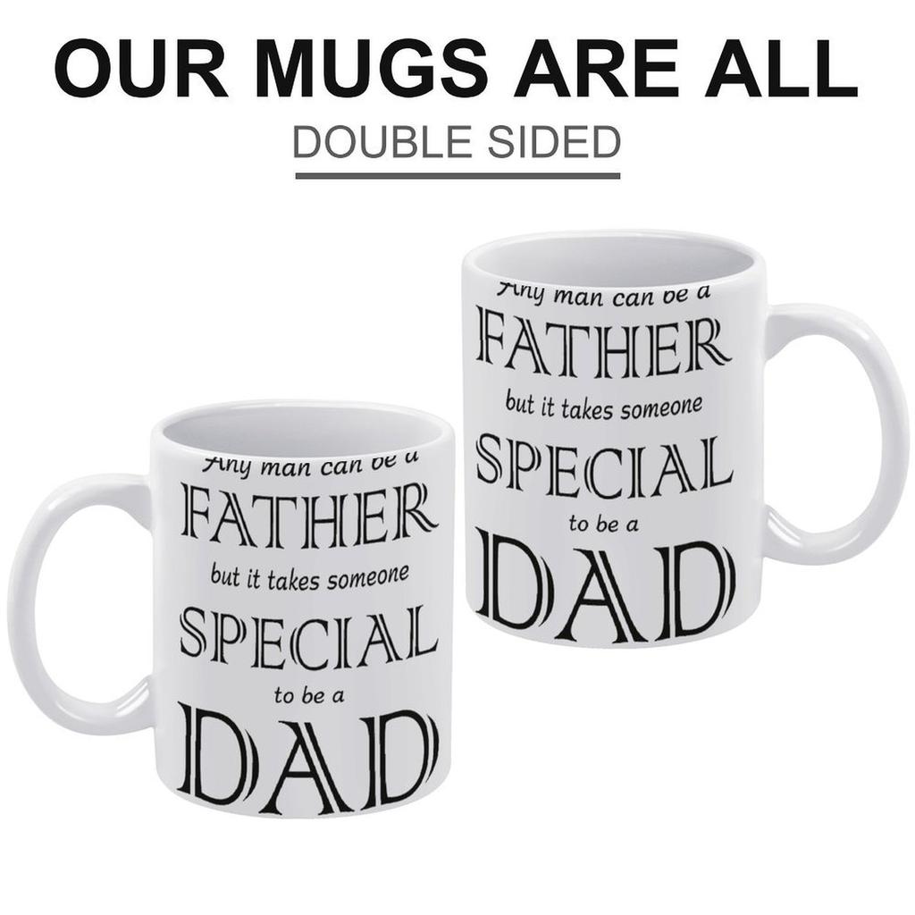 1pc 11oz Ceramic Mug with Double-Sided Funny Print, Great for Hot Drinks, Suitable for Office, Home, Kitchen, Nice Gift for Friends or Coworkers