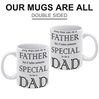 1pc 11oz Ceramic Mug with Double-Sided Funny Print, Great for Hot Drinks, Suitable for Office, Home, Kitchen, Nice Gift for Friends or Coworkers