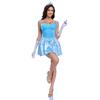 Halloween Costume Drama Dress Cosplay, Cinderella Sissi Princess Dress Cos Costume Adult