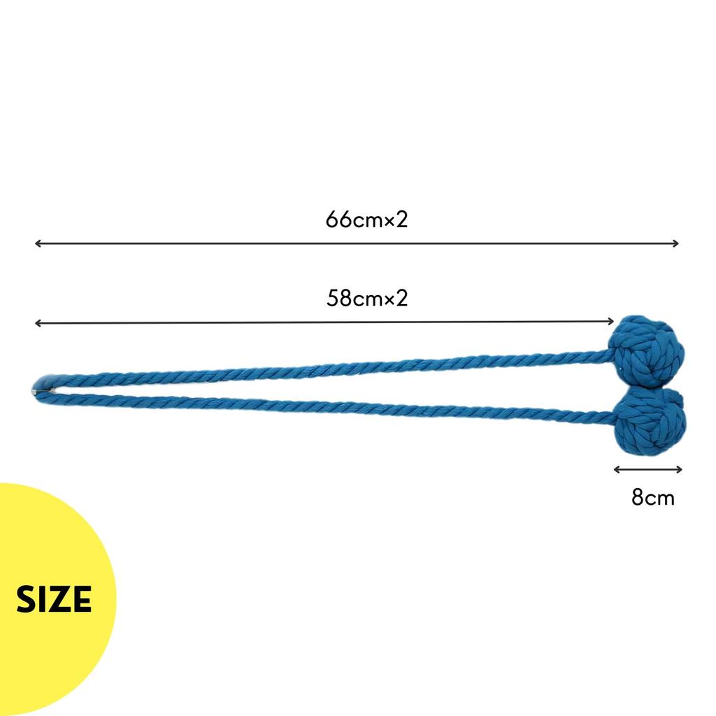 Curtain Accessories, Rope Curtain Tassels, Gray, NYANDELMO ND-0077-R11-GY