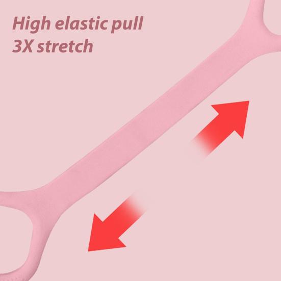 Silicone Figure 8 Resistance Band Anti-slip Men Women Arm Shoulder Stretch Strength Training Exercise Elastic Strap Fitness Tension Rope