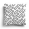 Nordic Black and White Simple Geometric Printing Pattern Cushion Cover Home Living Room Sofa Decoration Pillow Pillow Cover