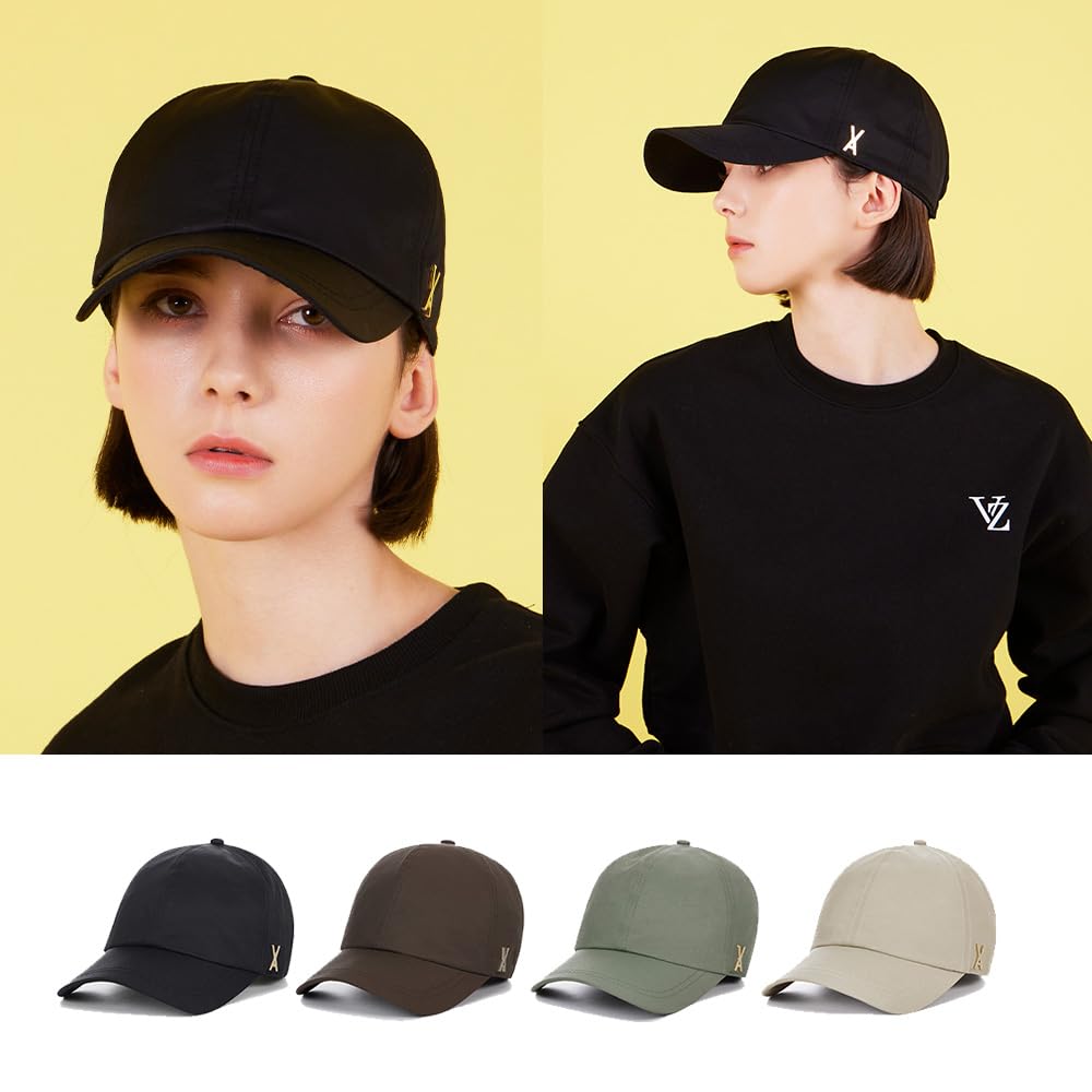 Stud Logo Nylon Newsboy Ball Cap Black
