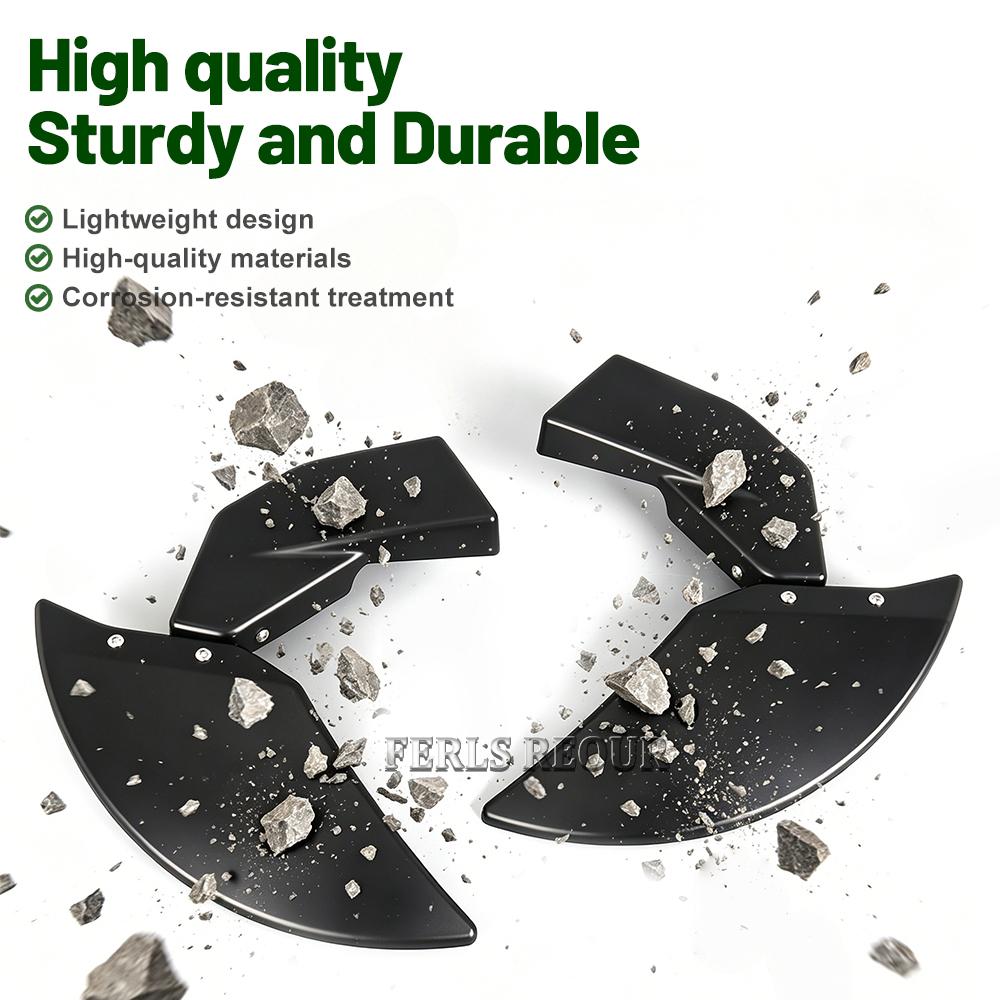ASD1 Motorcycle Air Ducts Side Cover Compatible for Kawasaki Ninja ZX-6R 2024+ ABS Black Motorcycle Brake Caliper Radiator Brake Disc Cooler
