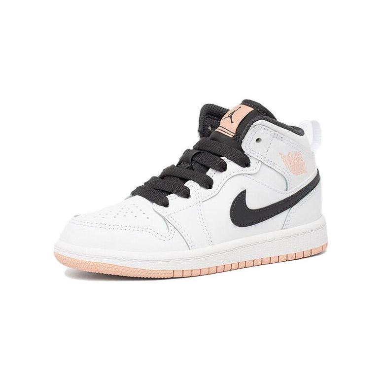 New Jordan 1 Mid PS White Arctic Orange 640734-180