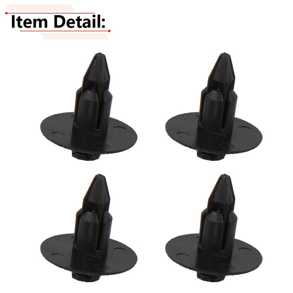 RLB-HILON 4PCS Interior Door Panel Trim Board Clips Compatible with Toyota 4runner 1996 to 2002 Year, for Toyota Tacoma 1995 to 2001 Year, for Black