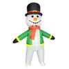 Carnival Inflatable Costume, Green Snowman
