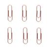 1.1in 100pcs Paper Clips Rust Prevention Increased Slip Resistance Portable Metallic Paper Clips for   Daily Use