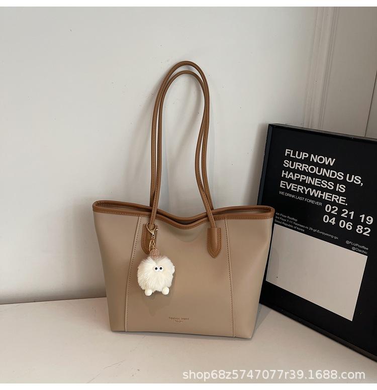 Premium sense large capacity commuter bag new women's bag simple foreign versatile shoulder bag fashion trend tote bag women