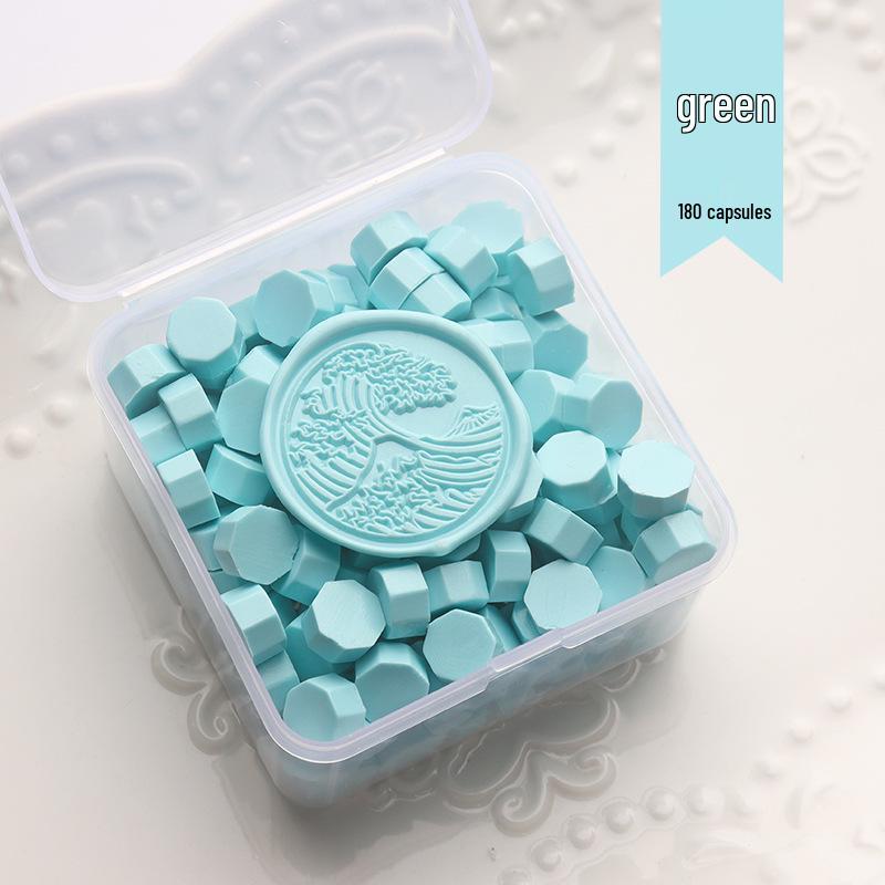 Matte Octagonal Sealing Wax Beads - Ice Cream Color Series for Wedding Invitations